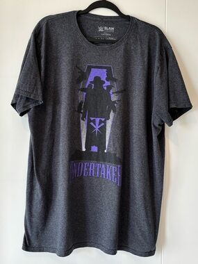 Undertaker Loot Crate Dark Gray & Purple Graphic Tee